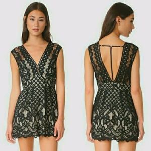 🖤 NWOT! FREE PEOPLE Black Lace Dress